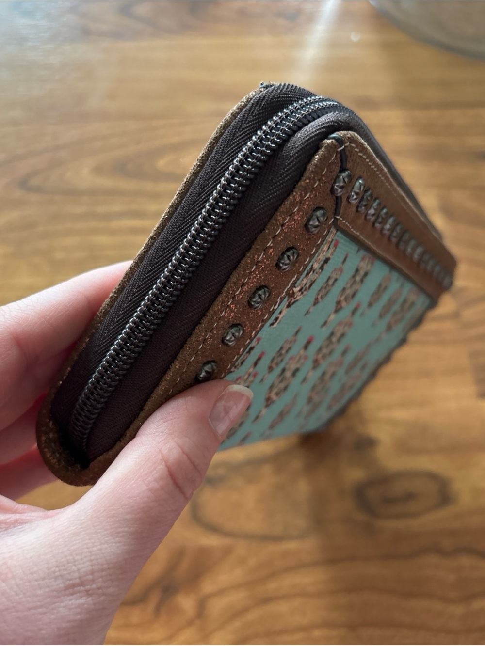 Ariat Cactus Wallet - Picture 4 of 9